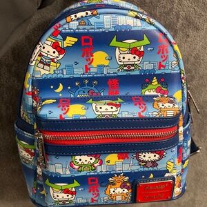 NWT Rare Loungefly Sanrio Hello Kitty Kaijuu 2020 SDCC Exclusive